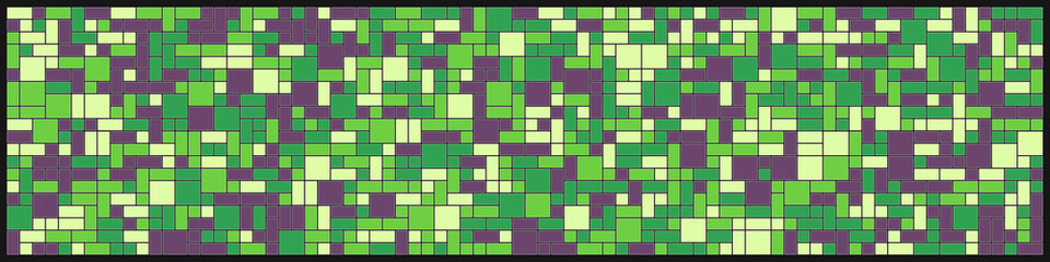 Fototapeta premium Offset Quads generative art background art illustration