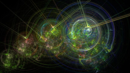 爆発のような抽象的な背景