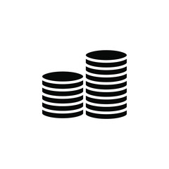 Money, Cash, Wealth, Payment Solid Icon Vector Illustration Logo Template. Suitable For Many Purposes.