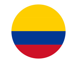 Colombia Flag National Europe Emblem Icon Vector Illustration Abstract Design Element