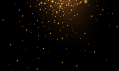 Explosion effect, salute flashes, dust on a transparent background