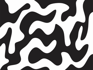 Simple black and white background with gradient waving lines pattern