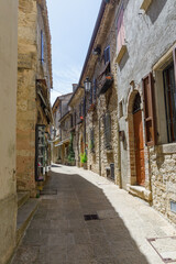 Small path in San Marino historic center