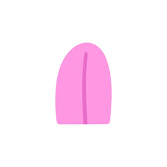 Pink Bush Hand-drawn Vector Illustration