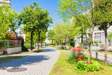 閑静な住宅街