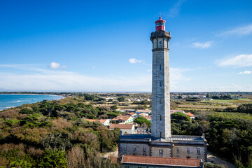 Whale lighthouse - Phare des baleines - in Re island © daboost