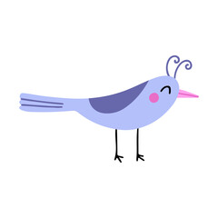Cute Hand-drawn Bird Vector Illustration