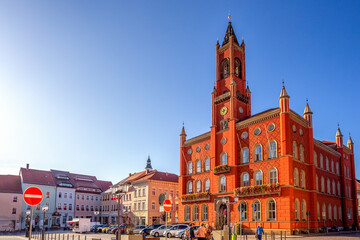 Rathaus, Kamenz, Sachsen, Deutschland 