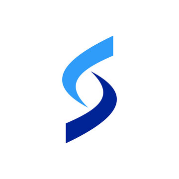 Letter S Abstract Logo can be use for icon, sign, logo and etc