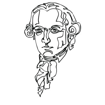 portrait of Kant