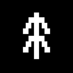 Fototapeta premium pixel icon