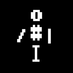 Obraz premium pixel icon