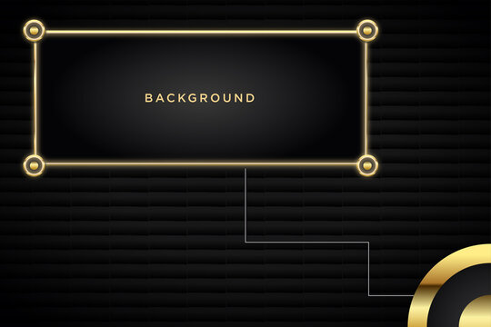 Black Gold Luxury Background