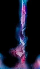 Fototapeta premium Abstract acrylic drop in water