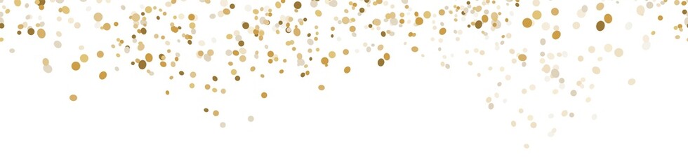 seamless golden confetti background