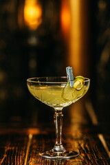 cocktail in the bar
