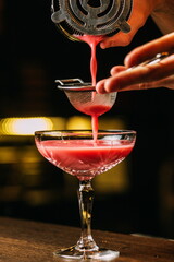 cocktail in the bar