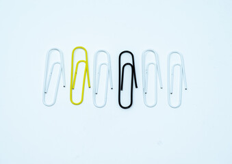 Multi cultural paper clips