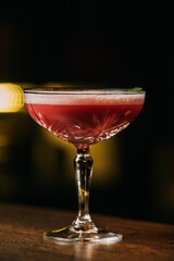 cocktail in the bar