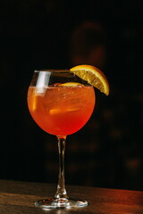 cocktail in the bar