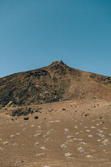 Rugged landscape of volcanic Bartolome Island, Galapagos Island