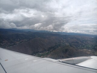 view from airplane window