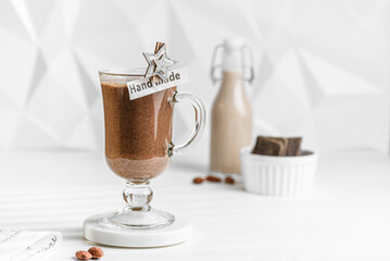 hot chocolate with almond milk