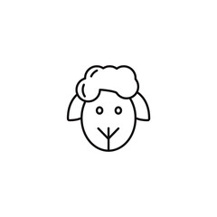 Lamb icons  symbol vector elements for infographic web