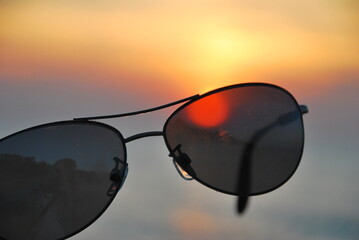 Sunset in glasses © M. Grąbczewski
