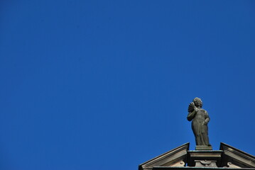 Sculpture and sky