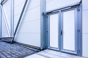 industrial door at a warehouse