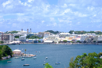 Naklejka na ściany i meble Front Street Ocean View Bermuda