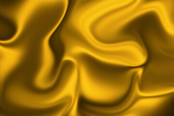 Abstract gold background. Liquid soft gold