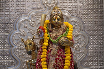 Katyayini navratri mata statue in mandir