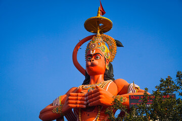 Fototapeta hanuman statue karol bagh new delhi obraz