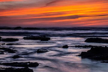 Fototapeta na wymiar sunset Algarve, Portugal