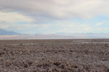 Fototapeta na wymiar Deserto do Atacama paisagens texturas cores flamingos