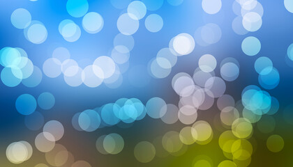 Party night glow light abstract background with bokeh rays tights creative illustration sparkle effect bubbles wallpaper