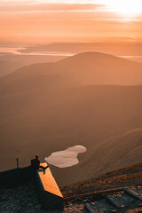 Snowdon Peak at Sunset
