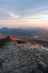Snowdon Peak at Sunset
