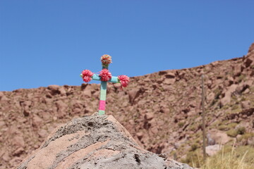 cruz no deserto Atacama