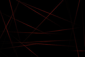 Abstract black with red lines, triangles background modern design. Vector illustration EPS 10.