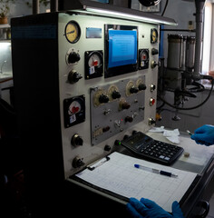 production and industry. equipment in the factory. factory equipment