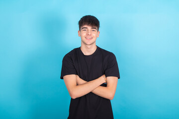 teen boy portrait isolated on background