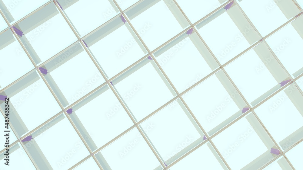 Poster abstract mesh background of lines and polygons.