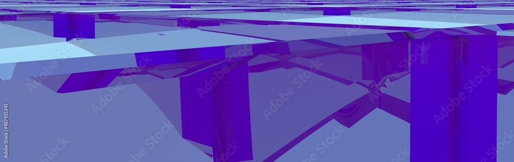 Poster abstract mesh background of lines and polygons.