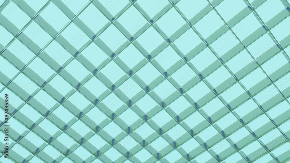 Poster abstract mesh background of lines and polygons.
