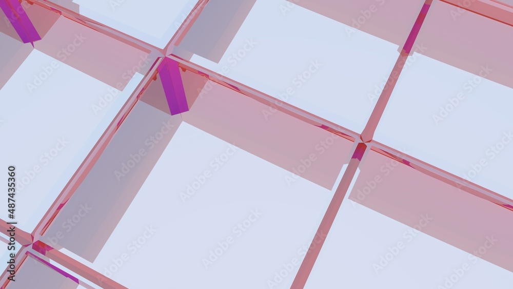 Poster abstract mesh background of lines and polygons.