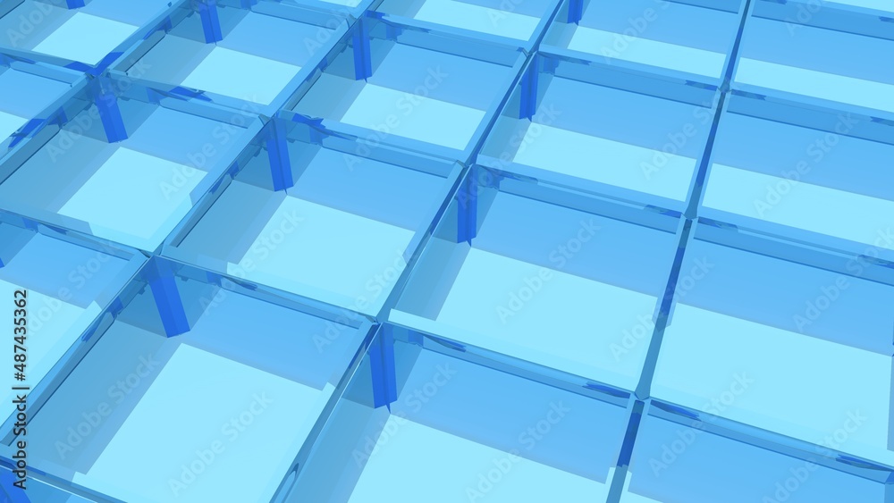 Poster abstract mesh background of lines and polygons.