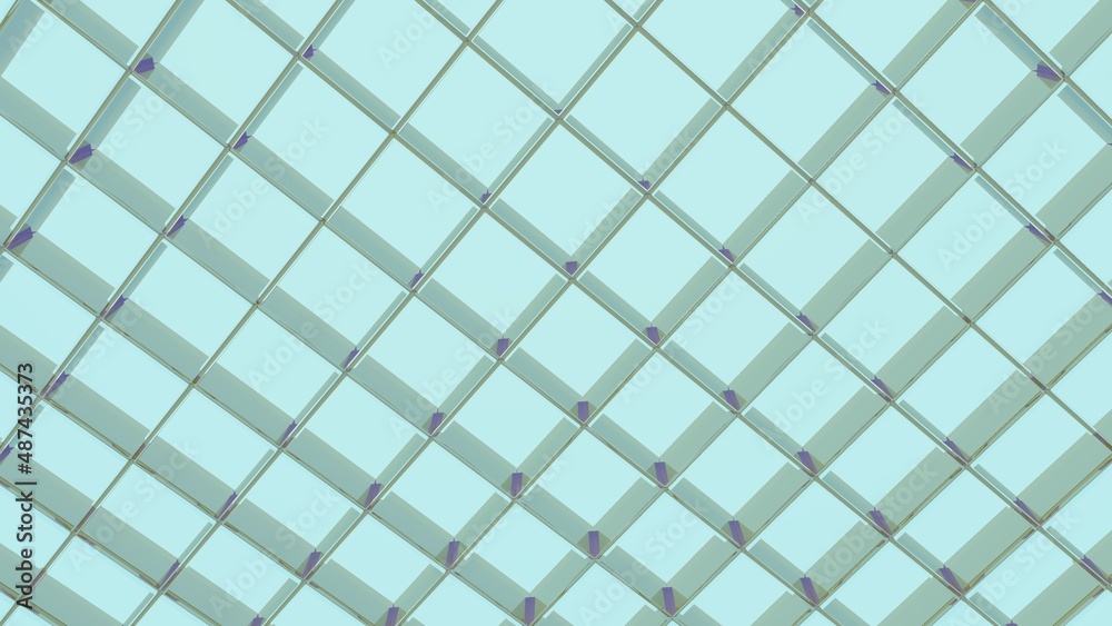 Poster abstract mesh background of lines and polygons.
